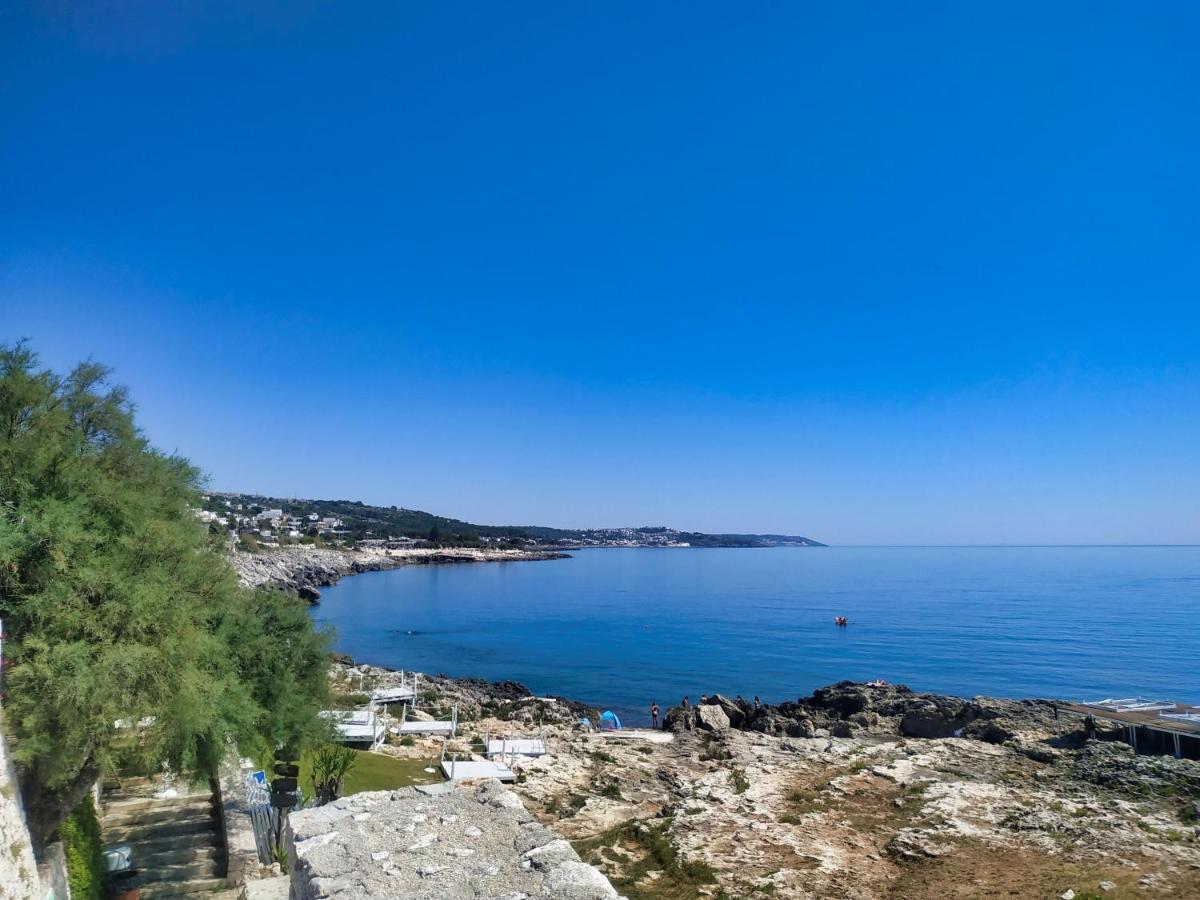 Marina Di Andrano - Alisso, Casa Vista Mare Con Parcheggio Privato E Wifi Vila Exterior foto